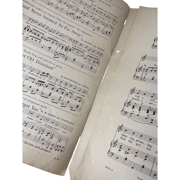 1912 Take Me To The Cabaret Large Sheet Music Will Dillon - Picture 2 of 6